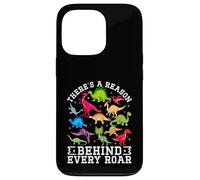 Carcasa para iPhone 13 Pro Hay una razón detrás de Cada Rugido Lindo Dinosaurio SPED Autismo
