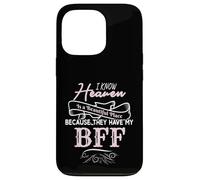Carcasa para iPhone 13 Pro Heaven Is Beautiful My BFF Memorial Dolor Pérdida