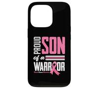 Carcasa para iPhone 13 Pro Hijo Orgulloso de una mamá guerrera Concientización sobre el cáncer de Mama