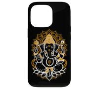 Carcasa para iPhone 13 Pro Hindou Ganesh Puja Elefante Dios India Meditación Yoga Murti