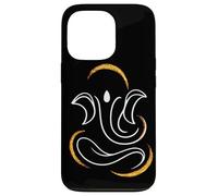 Carcasa para iPhone 13 Pro Hindú Ganesha Puja Elefante Dios India Meditación Yoga Murti