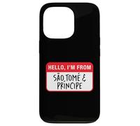 Carcasa para iPhone 13 Pro Hola, Soy de Santo Tomé y Príncipe