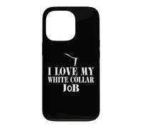 Carcasa para iPhone 13 Pro Hombres I Love My White Collar Job - Priest Ordination