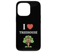 Carcasa para iPhone 13 Pro Home Nature Tree House Minimalist Simple i Love Treehouse