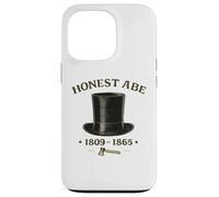 Carcasa para iPhone 13 Pro Honesto Abe Lincoln Stovepipe Hat Presidente Historia