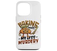 Carcasa para iPhone 13 Pro Hornear me Hace Menos Asesinato pastelero