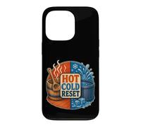 Carcasa para iPhone 13 Pro Hot Cold Reset Sauna Baño Frío Rutina de Contraste