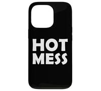 Carcasa para iPhone 13 Pro Hot Mess Funny Mothers Day Costume For Mom/Sister Hot Mess