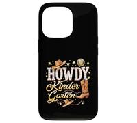 Carcasa para iPhone 13 Pro Howdy Maestro de jardín de Infantes Rodeo Country Western Cowgirl