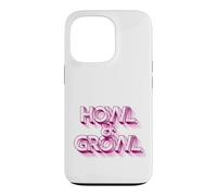 Carcasa para iPhone 13 Pro HOWL & Growl - Eslogan Divertido