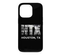 Carcasa para iPhone 13 Pro HTX City of Houston Skyline Art Downtown Texas Souvenir Gift