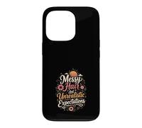 Carcasa para iPhone 13 Pro Humor Cabello Desaliñado Sueños Imposibles