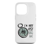 Carcasa para iPhone 13 Pro Humor de Senderismo Gracioso No Estoy perdido Eres