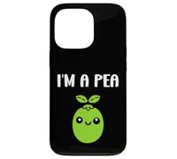 Carcasa para iPhone 13 Pro Humor Pea Simple Minimalist Vegetable I'm a pea