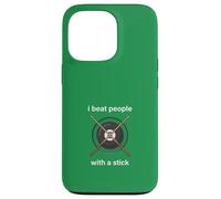 Carcasa para iPhone 13 Pro I Beat People with a Stick Billiard Player Pool Men Women