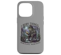 Carcasa para iPhone 13 Pro I Bury Things Frog Gardener Dark Humor Shovel