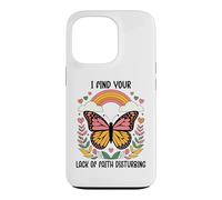 Carcasa para iPhone 13 Pro I Find Your Lack of Faith Disturbing Butterfly Christian