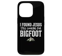 Carcasa para iPhone 13 Pro I Found Jesus Still Looking for Bigfoot Funny Christian
