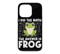 Carcasa para iPhone 13 Pro I Hice The Math La Respuesta es Frog Math Teacher Math Club