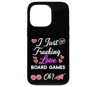 Carcasa para iPhone 13 Pro I Just Freaking Love Juegos de Mesa