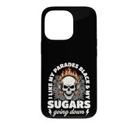 Carcasa para iPhone 13 Pro I Like My Parades Black and My Sugars Going Down EMO Goth