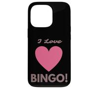Carcasa para iPhone 13 Pro I Love Bingo! Funny Old Lady Costume Men & Women Bingo