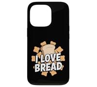 Carcasa para iPhone 13 Pro I Love Bread - Trigo Gluten Comida Tostada Pan