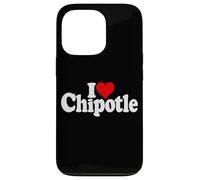 Carcasa para iPhone 13 Pro I Love Heart Chipotle Humo Pimienta JAPALAPENO Chili