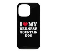 Carcasa para iPhone 13 Pro I Love My Bernese Mountain Dog Boyero de Montana Bernés