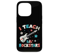 Carcasa para iPhone 13 Pro I Teach Lil' Rockstars, Profesor de música Rock, Banda de Guitarra