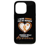 Carcasa para iPhone 13 Pro I Wear Orange for my Nephew Prader Willi Syndrome Awareness