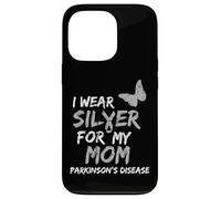 Carcasa para iPhone 13 Pro I Wear Silver FOR MY MOM Parkinson's Disease Awareness