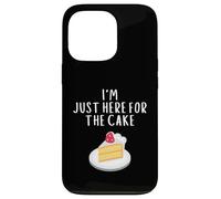 Carcasa para iPhone 13 Pro I'm Just Here For The Cake Funny Wedding Party Costume Cakes