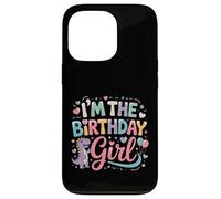 Carcasa para iPhone 13 Pro I'm The Birthday Girl Dinosaurio T-Rex Party Family Matching