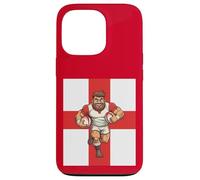 Carcasa para iPhone 13 Pro Imparable Carga Cartoon Rugby Power Run