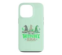 Carcasa para iPhone 13 Pro in My Witchy Era Lucky Green Witch Hat Halloween Diseño