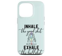 Carcasa para iPhone 13 Pro Inhala lo Bueno Exhala La Mierda Chakra Meditación Yoga