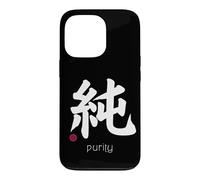 Carcasa para iPhone 13 Pro Inocencia/Pura Kanji Letra Japonesa símbolo japonés estética