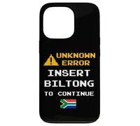 Carcasa para iPhone 13 Pro Insert Biltong Retro Funny Error South Africa Braai Dad Joke