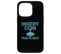 Carcasa para iPhone 13 Pro Insertar Coin Take Flight Videojuego Retro