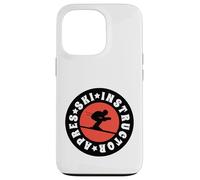 Carcasa para iPhone 13 Pro Instructor de esquí, Apres Skiing, Montaña Calling, Esquís, Adulto