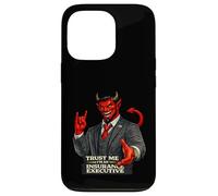 Carcasa para iPhone 13 Pro Insurance Devil | Protesta Humor Satanás Mal Codicia Corporativa
