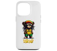 Carcasa para iPhone 13 Pro IRIE Osito de Peluche Jamaica Rasta raíces Reggae