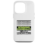 Carcasa para iPhone 13 Pro Irónico Jugador de Pickleball Aficionado a Beber un Tiro