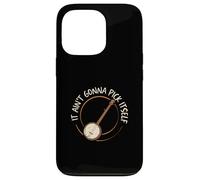 Carcasa para iPhone 13 Pro It Ain't Gonna Pick Itself Funny Banjo Music Un Jugador de Banjo