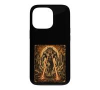 Carcasa para iPhone 13 Pro Jacked Alpha Wolf Ojos Láser Caminar Vintage Kaiju