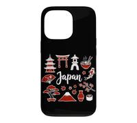 Carcasa para iPhone 13 Pro Japón Viajes Iconos Cultura Japonesa Nippon Souvenir Art