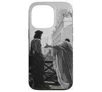 Carcasa para iPhone 13 Pro Jesucristo Arrestado Poncio Pilato Pintura Bíblica Negro