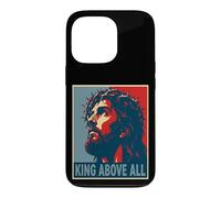 Carcasa para iPhone 13 Pro Jesucristo Rey sobre Toda Fe Cristiana