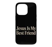 Carcasa para iPhone 13 Pro Jesús es mi Mejor Amigo Fe Cristiana Adoración Religiosa